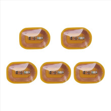 5Pcs NFC Flash Nail Sticker LED Bare Chip Luminous Lamp, Red Light
