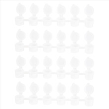 80 bandes 480 pots de peinture transparents pour peintures et art (3 ml)