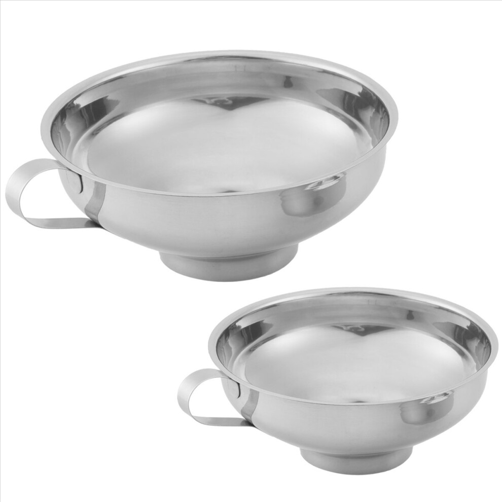 Neznačkové Canning Funnel,2 Pack Stainless Steel Kitchen Funnel Jar Funnel