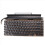 Retro Typewriter Keyboard Wireless Bluetooth Keyboard USB-Wood Color 1