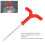 Multi-Functional Stainless Steel Ice Peg Drill 18cm for Tent Shelter 10