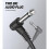 Guitar Patch Cable Guitar Effect Pedal Cables,Black 6 Pack 30cm 3
