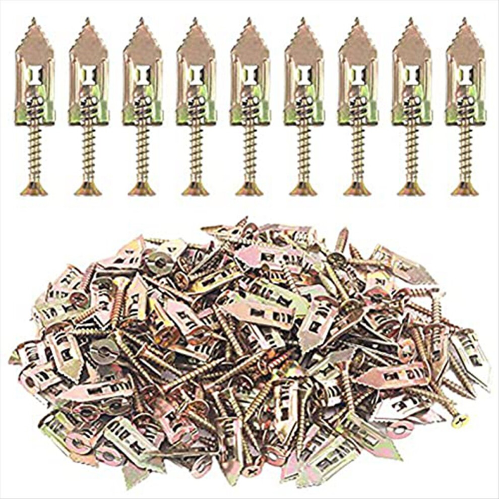 Drywall Self-Drilling Anchors With Screws,Hollow-Wall Anchor Kit 4853607707034