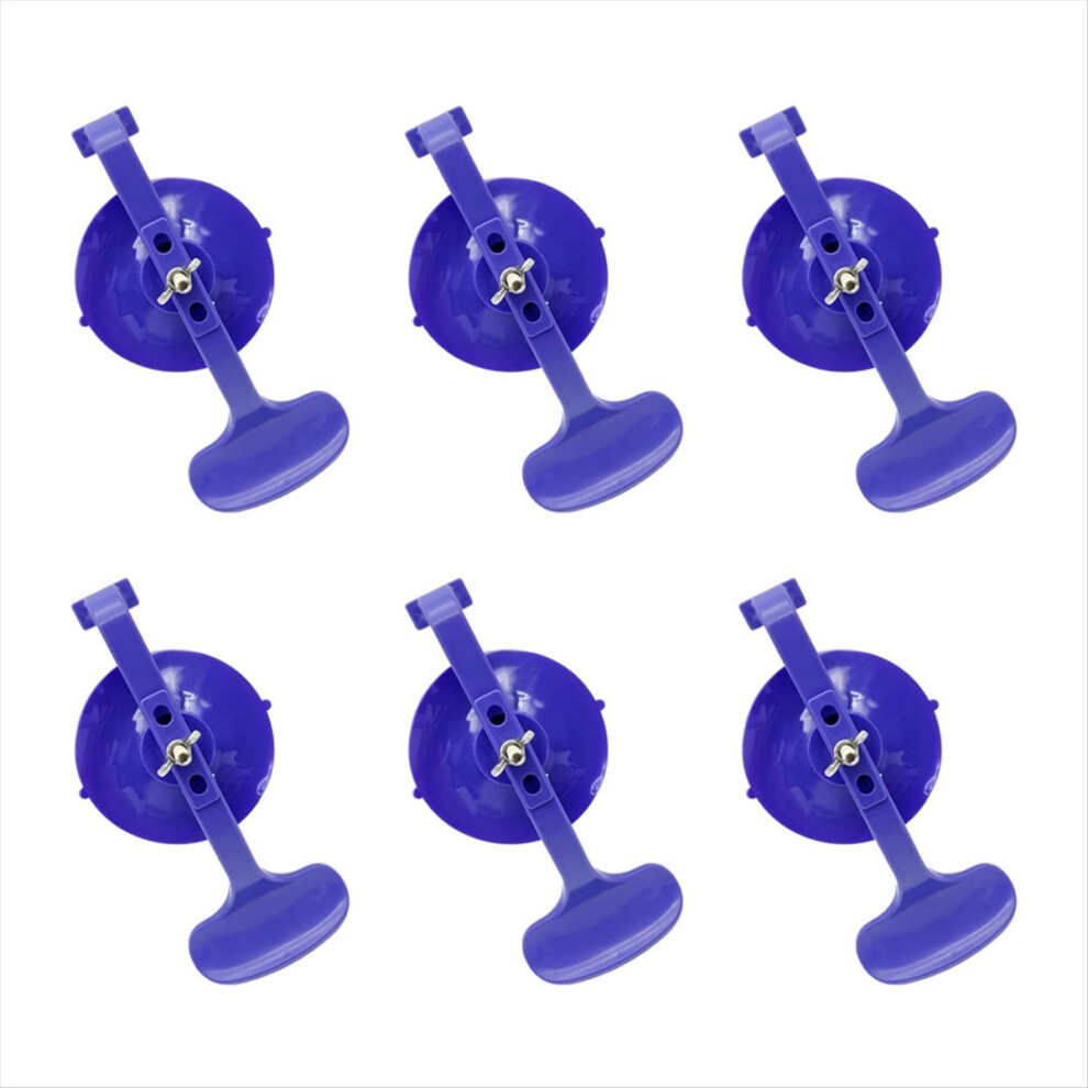 6Pc Suction Cup Clamp Set, Class Clamp Kit 4853607707157