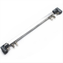 Double Kick Drum Pedal Drive Shaft Steel Bass Drum Pedal ,Silver