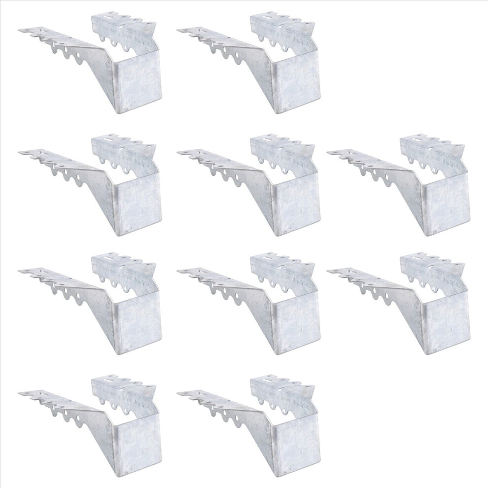 10Pcs 2X6 Joist Hanger,Gauge Double Shear Face Mount Joist Hanger 4853607704873