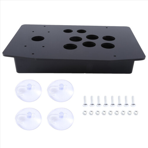 Kit de remplacement pour joystick d'arcade, panneau acrylique, poignée de boîtier, kit de jeu d'arcade 2