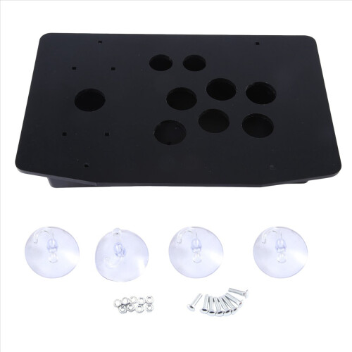 Kit de remplacement pour joystick d'arcade, panneau acrylique, poignée de boîtier, kit de jeu d'arcade 1
