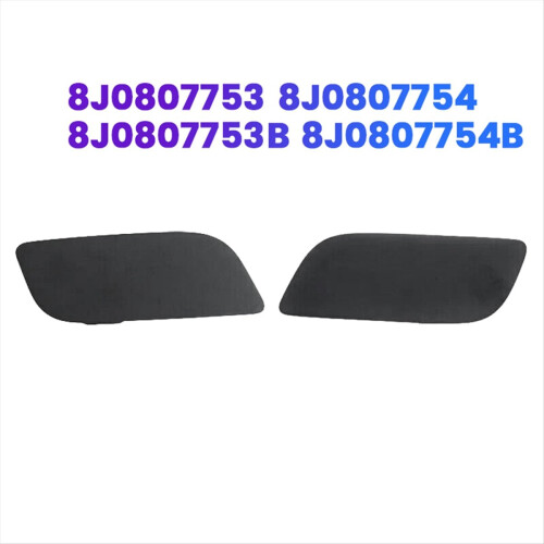 1Pair Front Headlight Bumper Washer Nozzle Cover For TT 2