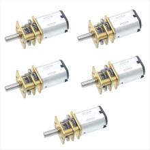 5 stuks GA12-N20 MiNI metalen tandwielmotor DC 3V tandwielmotoren 15 tpm