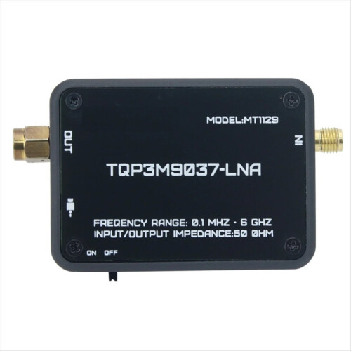 Ενισχυτής χαμηλού θορύβου MT1129 TQP3M9037 LNA για δέκτη ραδιοφώνου SDR