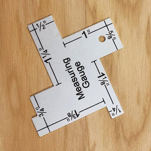 Χάρακας ραφής για μέτρηση ραφών για DIY patchwork quilting 1