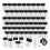 60 Pcs Touch up Paint Bottles with Applicator Brush and Lids 1