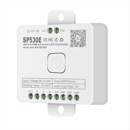 Wifi LED Controller SP530E PWM SPI Pixels Dimmer with Voice Control 1