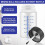 60 Pcs Touch up Paint Bottles with Applicator Brush and Lids 5