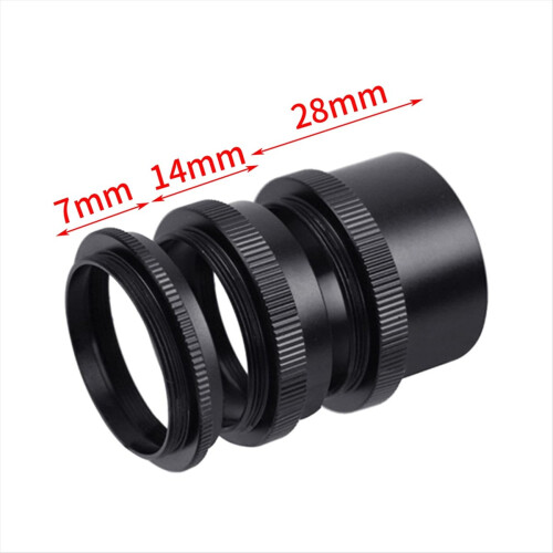 Σωλήνες επέκτασης μακροεντολών 7mm/14mm/28mm για προσαρμογέα κοντινών λήψεων M42 1