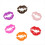 Silicone Glass Wine Label Recognizer Glasses Tea Cup Marker Lips 1