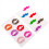 Silicone Glass Wine Label Recognizer Glasses Tea Cup Marker Lips 2