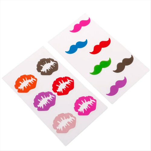 Silicone Glass Wine Label Recognizer Glasses Tea Cup Marker Lips 1
