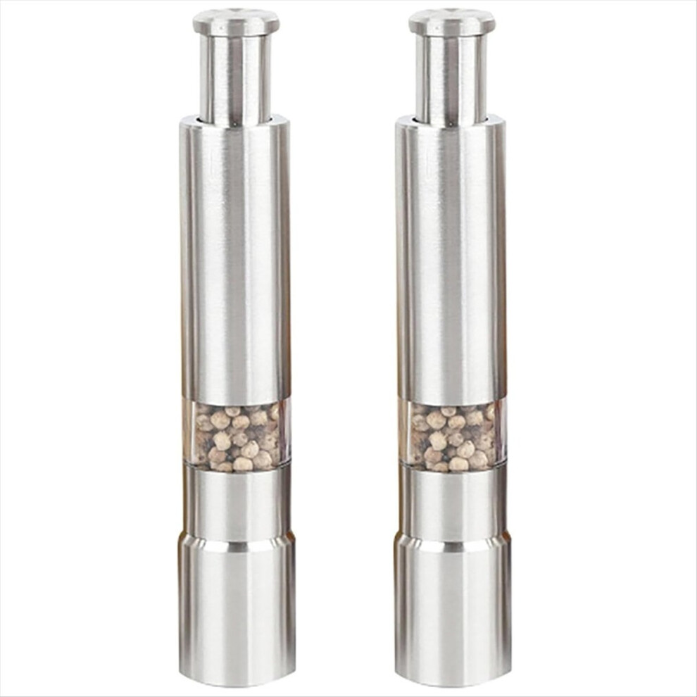 2Pcs Manual Salt And Pepper Grinder Set 4853607716111