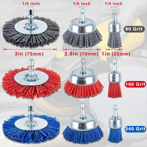 Nylon Filament Brush-Abrasive Filament Nylon Wire Bristle Drill 1