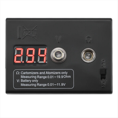 LED Ohm Meter Coil Voltage Measuring 0.01-19.9Ω Resistance Tester 1
