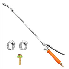 Lancia spruzzatrice in acciaio inossidabile, spruzzatore a punta in ottone da 1/4" e 3/8"