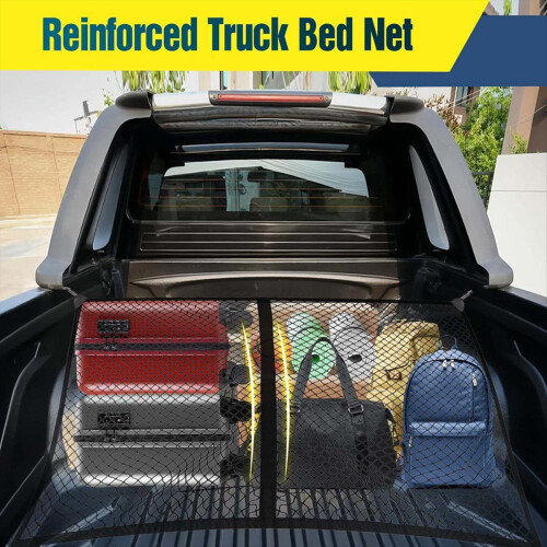 Highly Elastic Cargo Net for Pickup Truck Bed 2