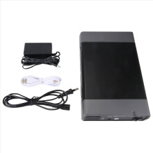 Boîtier de lecteur optique externe USB 2.0 SATA, adaptateur prise UE
