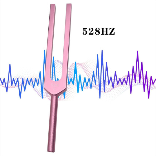 Tuning Fork, 528 Hz Tuning Forks for Healing Chakra,Pink 2