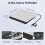 Εξωτερική μονάδα CD DVD +/-RW, φορητή μονάδα εγγραφής CD & DVD ROM, λευκό 7