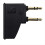 Flight Headphone Adapter 3.5 Mono Plug to 2X3.5 Plugs 3