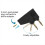 Flight Headphone Adapter 3.5 Mono Plug to 2X3.5 Plugs 6