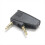 Flight Headphone Adapter 3.5 Mono Plug to 2X3.5 Plugs 5