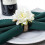 Flower Dinner Napkin Holder for Table Decoration Robinegg blue 3