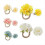 Flower Dinner Napkin Holder for Table Decoration Robinegg blue 2