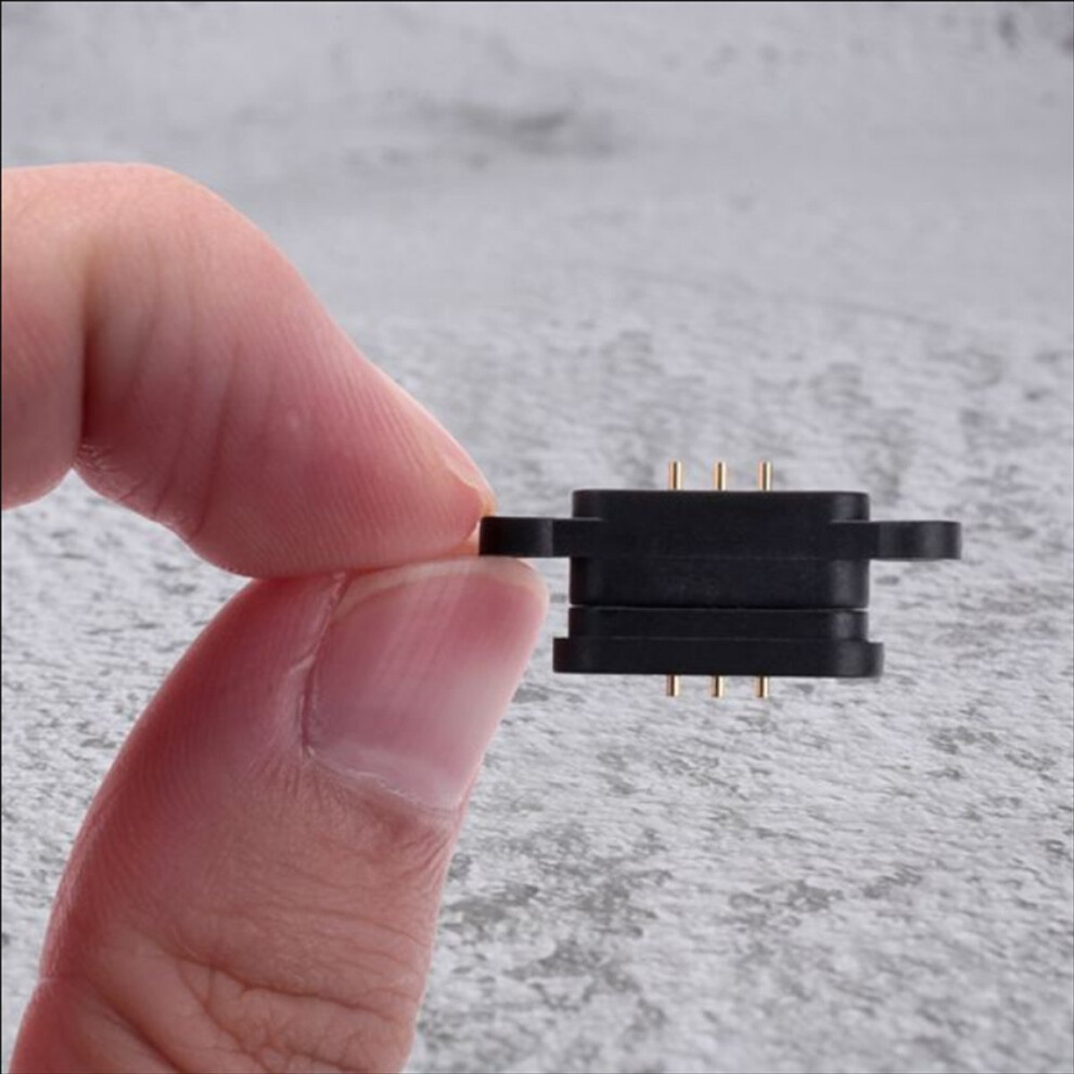 20 Pairs 3Pin Spring Loaded Magnetic Pogo Pin Connector 3 Positions 4853607723461