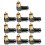 10Pcs Connector Audio Plug Male 90 Degree Right Angle Elbow 1
