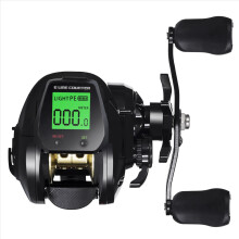 Elektronische Baitcasting-vismolen LED-scherm Hoge snelheid, rechts