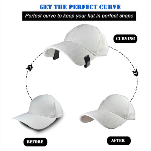 Hat Bill Bender, Hat Brim Bender, Hat Curving Band Brim Shaper Black 2