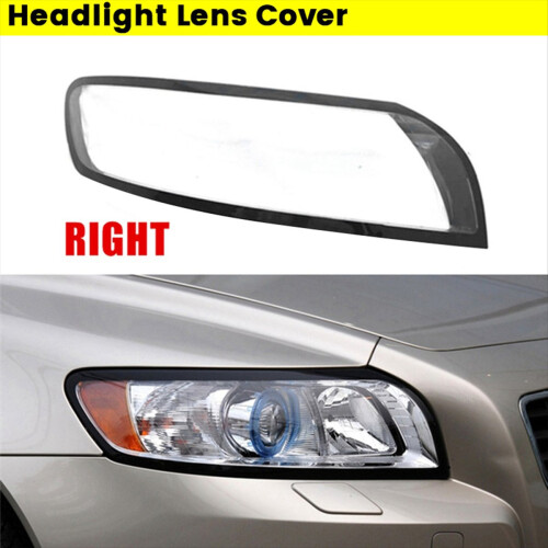 Car Headlight Lens Cover for S40 2007-2012 R 1