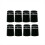 10pcs Golf Ferrule with Double Chrome Ring type 4: 8.6x15x13.5mm 2