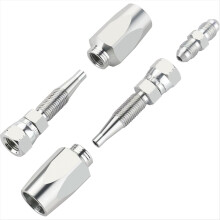 2 kpl hydrauliliittimiä, 3/8 tuuman sisähalkaisija, hydrauliletkun korjaussarja