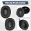 Replacement Ear Pads for E65BTNC, Headphones Ear Cushions Black 5