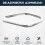 Front Rear Bumper Side Chrome Trim for X204 W204 5