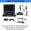 Adaptador de rádio USB para carro, VCD, CD, jogos, TV, reprodutor de vídeo, plugue UE, 9,8 polegadas 5