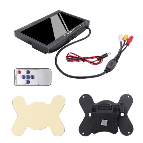 Monitor LCD TFT HD colorido de 7 polegadas para acessórios de CFTV reverso de carro 2