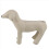 Leather Dog Mannequins Standing Position Toys White M 2