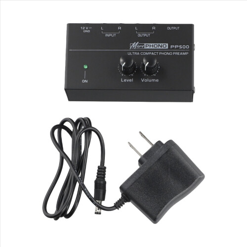Pré-amplificador Phono Ultracompacto PP500 com Balanço de Graves e Agudos Plug EUA
