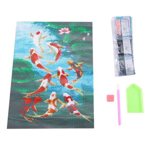 Kits de carpas 5D Art Round Full Diamond 1